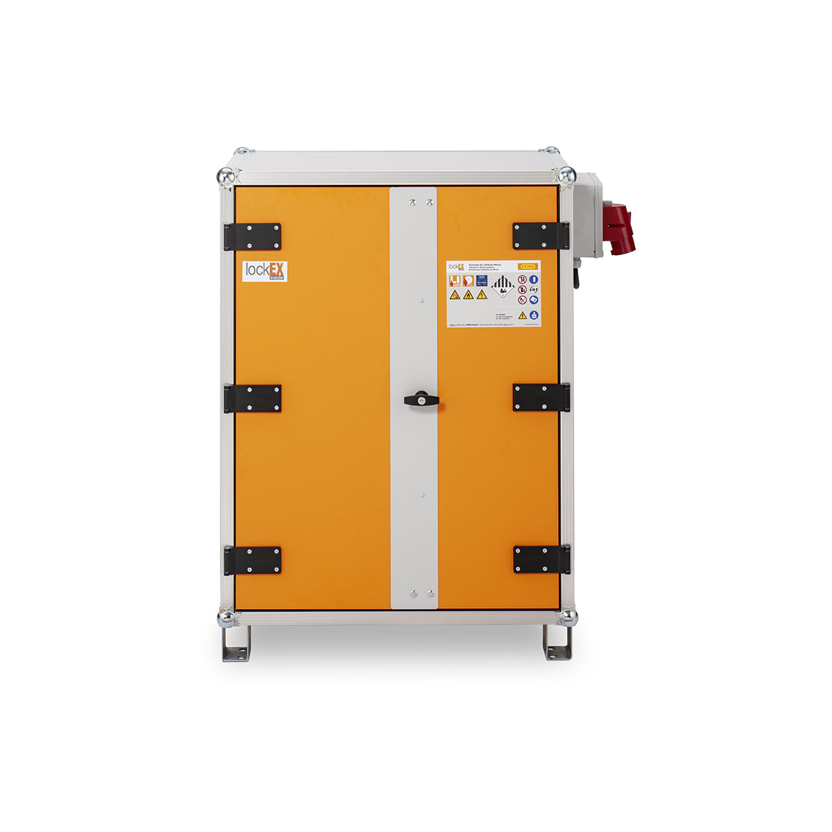 Akku-Ladeschrank 8/10 Premium lockEX VDMA mit Füßen, 400V
