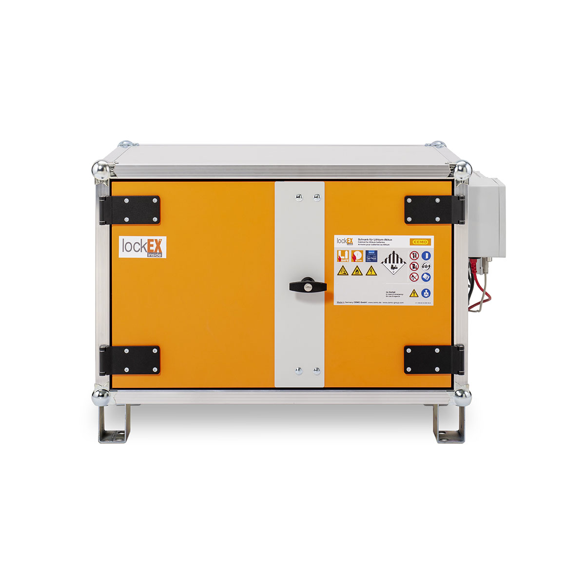 Akku-Ladeschrank 8/10 Basic lockEX VDMA mit Füßen, 230V