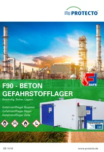 F-SAFE Gefahrstofflager F90 – Beton