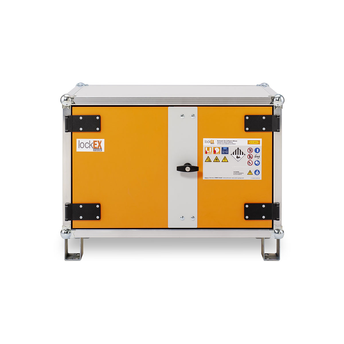 Akku-Ladeschrank 8/5 Basic lockEX VDMA mit Füßen, 230V