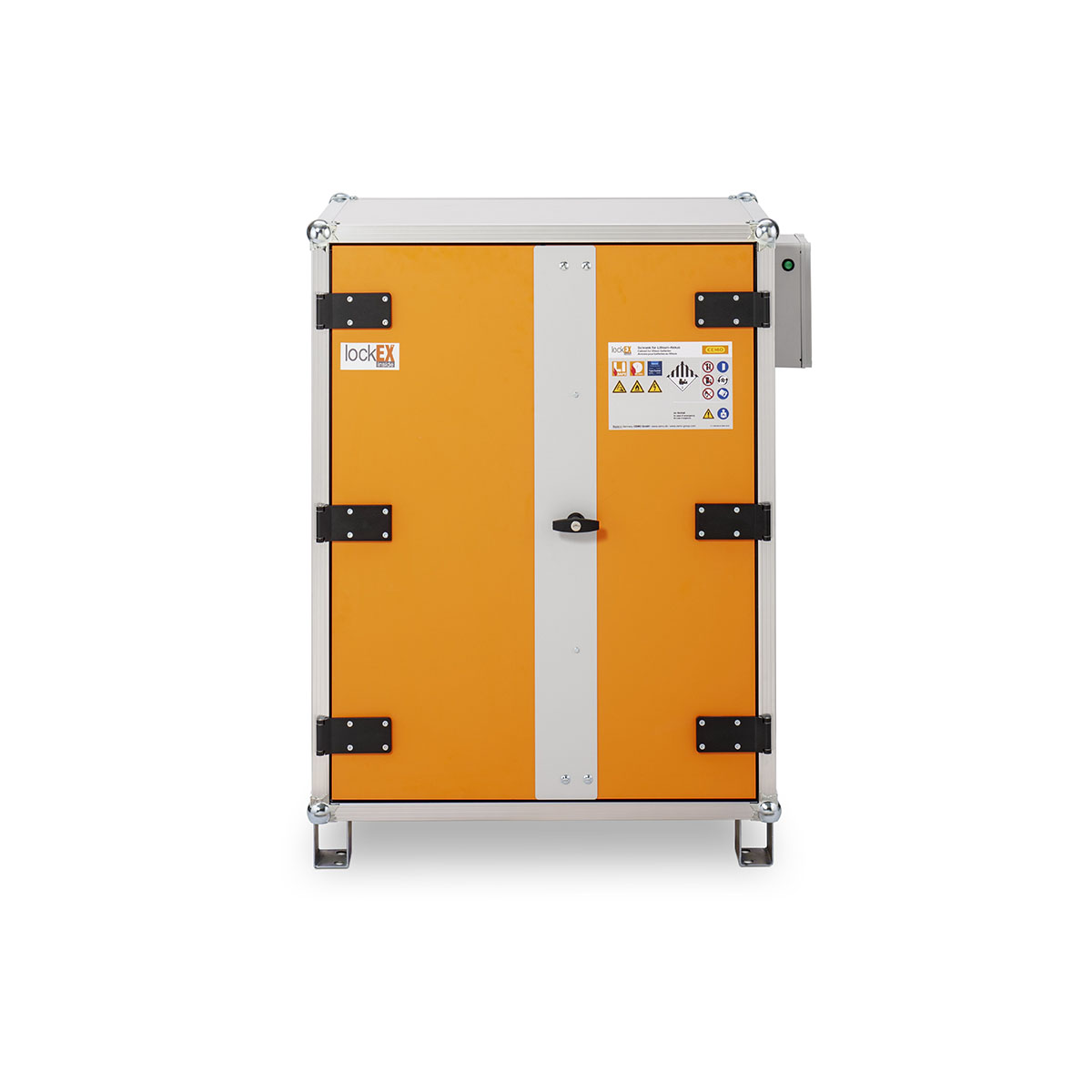 Akku-Ladeschrank 8/10 Premium lockEX VDMA mit Füßen, 230V