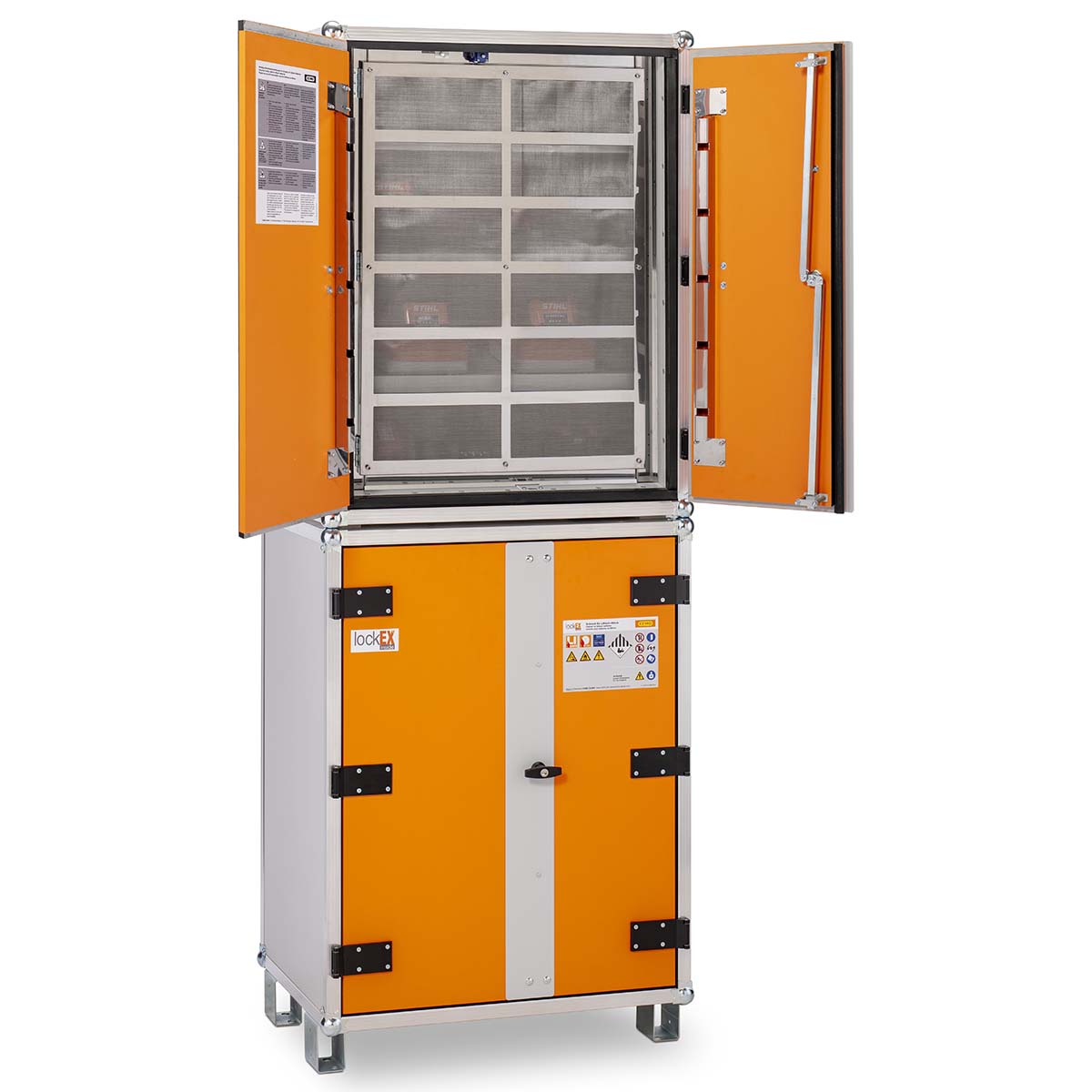 Akku-Ladeschrank 8/20 Basic lockEX VDMA mit Füßen, 230V