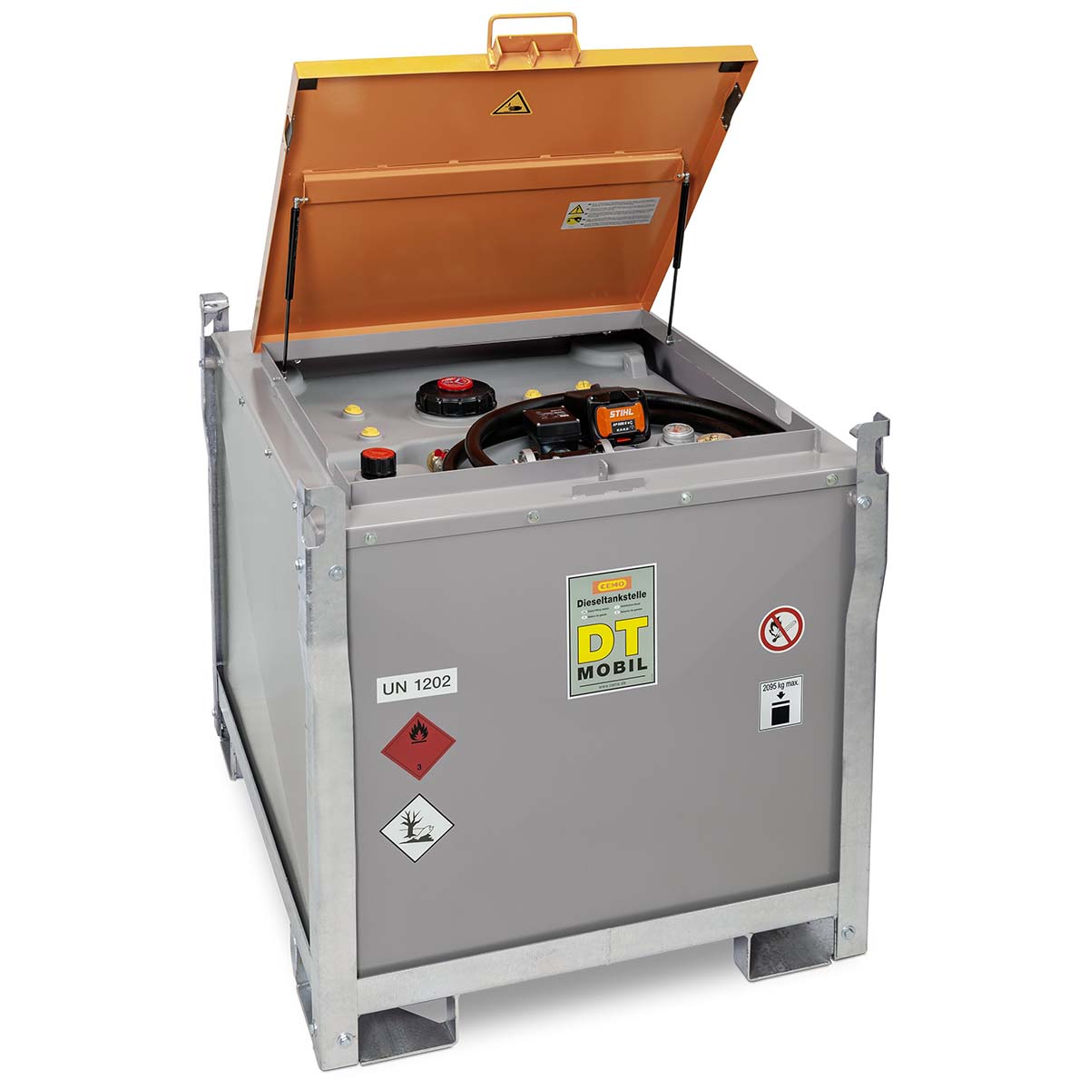 Mobile Dieseltankanlage Typ  DT Mobil PRO hybrid 980 l Basic APready