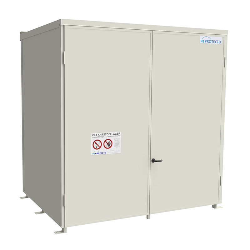 Regalcontainer mit Flügeltoren und 2 Lagerebenen – Typ RC 26-1XX.2