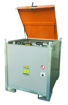 711412_1 Mobile Dieseltankanlage mit Elektropumpe 24/12 V DT-Mobil PRO ST COMBI 980/200 Basic