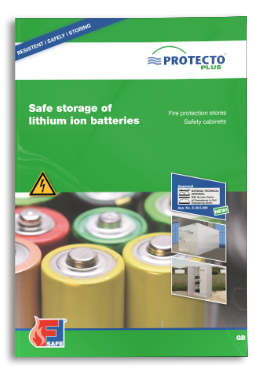 PROTECTO safe storrage of lithium ion batteries F90