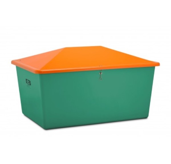 Streugutbehälter 2200l grün/orange