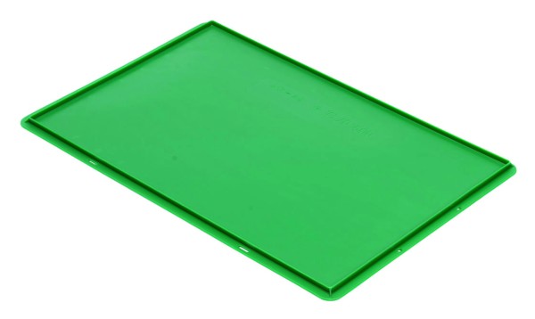 Auflagedeckel TK/D 600 A, grün aus Polypropylen