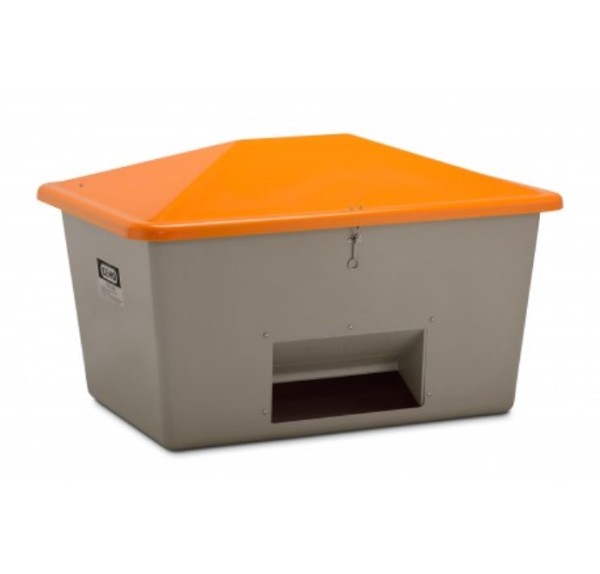 Streugutbehälter 1100l grau/orange