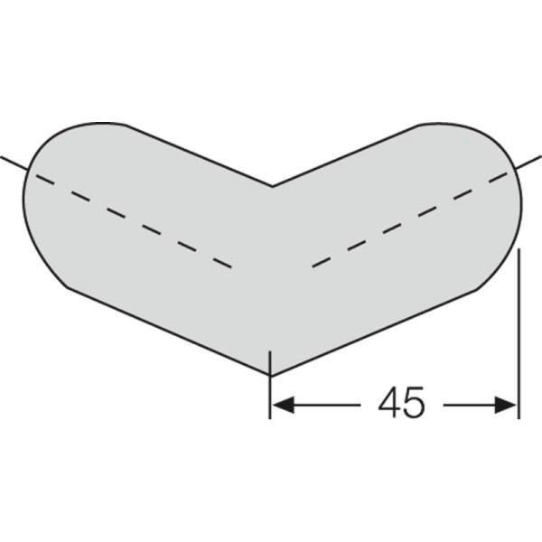 Prallschutz Kantenschutz Kreis Kantenlänge 45 mm
