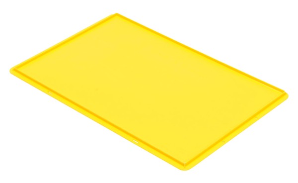 Auflagedeckel TK/D 600 A, gelb aus Polypropylen